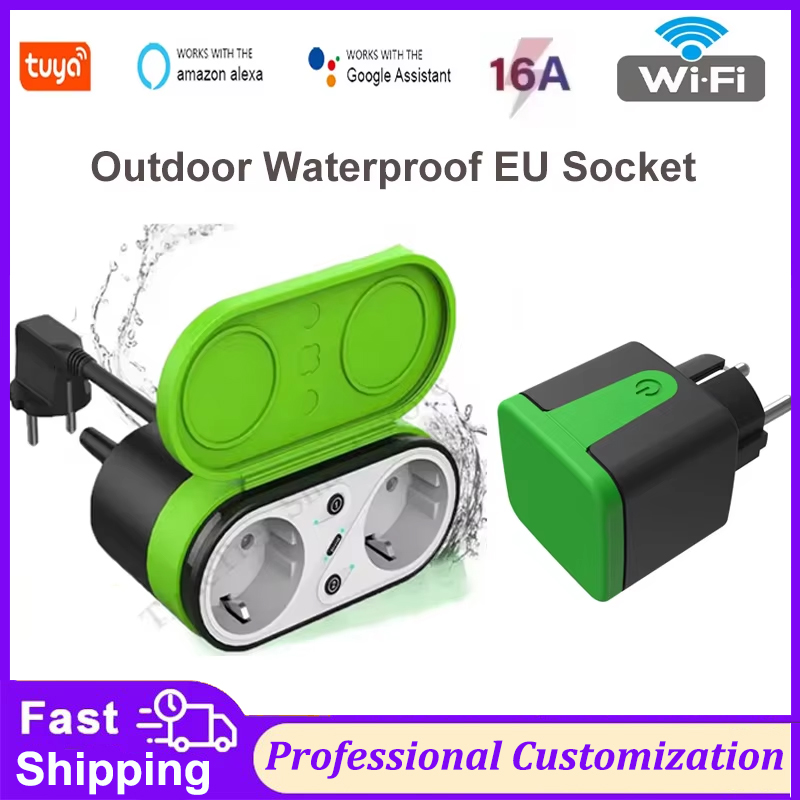 Wifi Smart Plug - Умная уличная Wi-Fi розетка Tuya EU