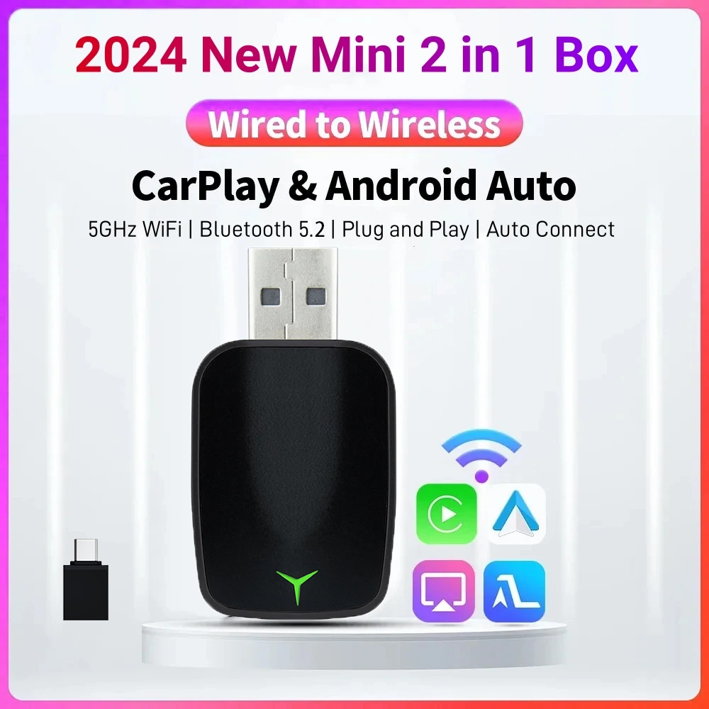 Wifi Smart Plug - Новый проводной и беспроводной Carplay Android