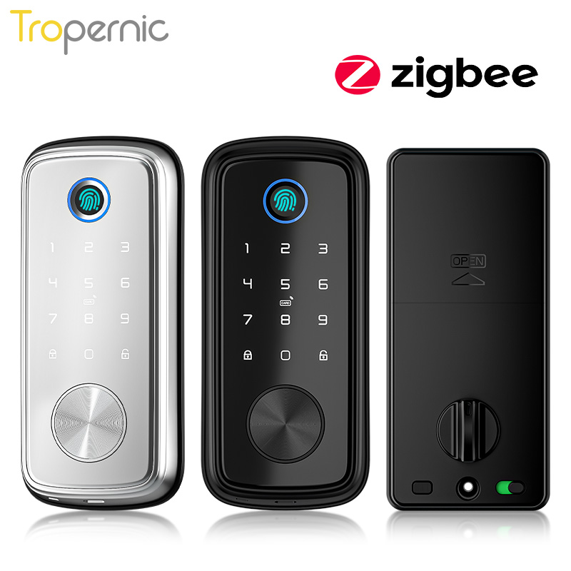 Smart Door Lock Wifi - Дверные блокираторы Tuya Zigbee, биометрический замок