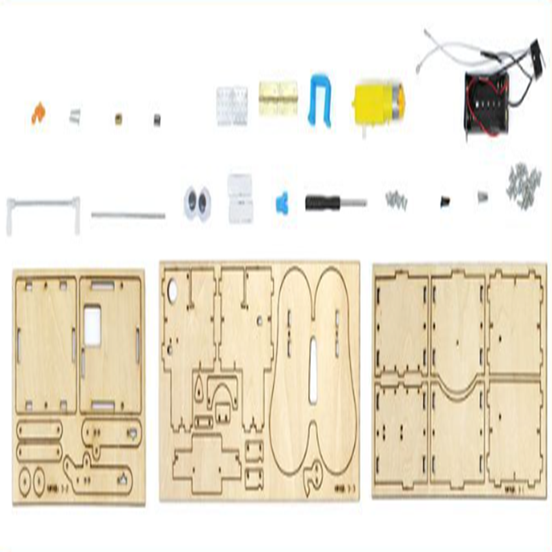 Деревянный сборный робот-монет – обзор и цена Stem Robotics Kit