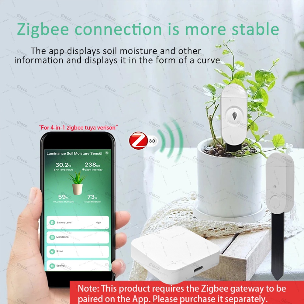 Датчик влажности почвы Zigbee, – обзор и цена Smart Home Automation Kit