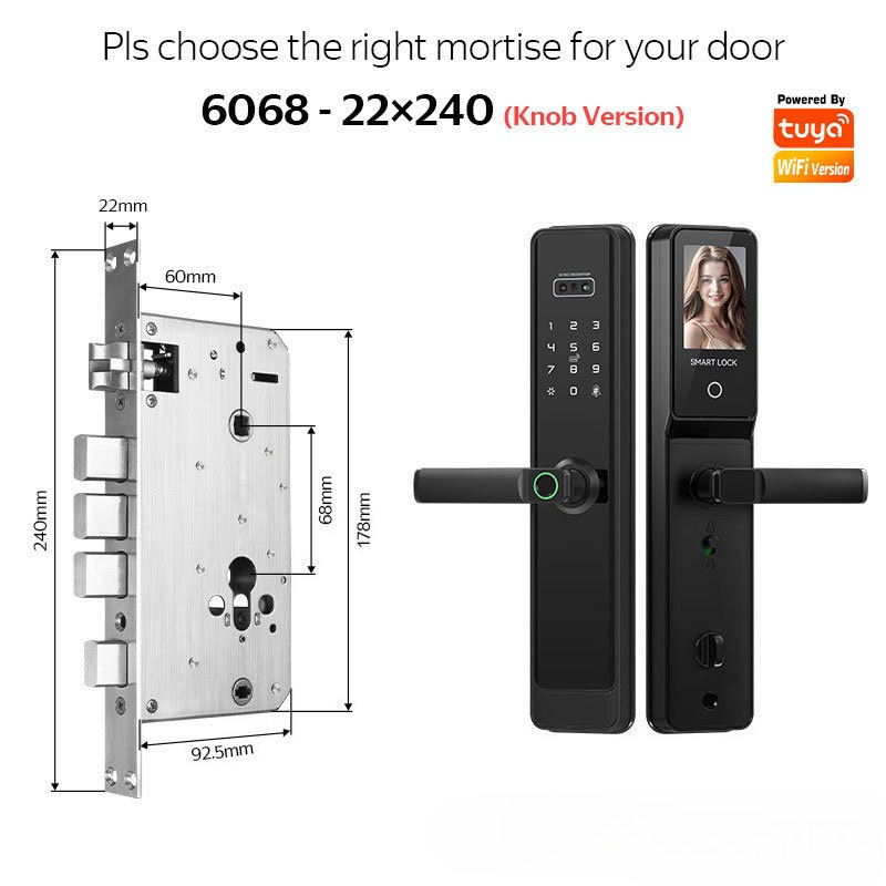 EGFirtor Полуавтоматический ум – обзор и цена Smart Door Lock Wifi