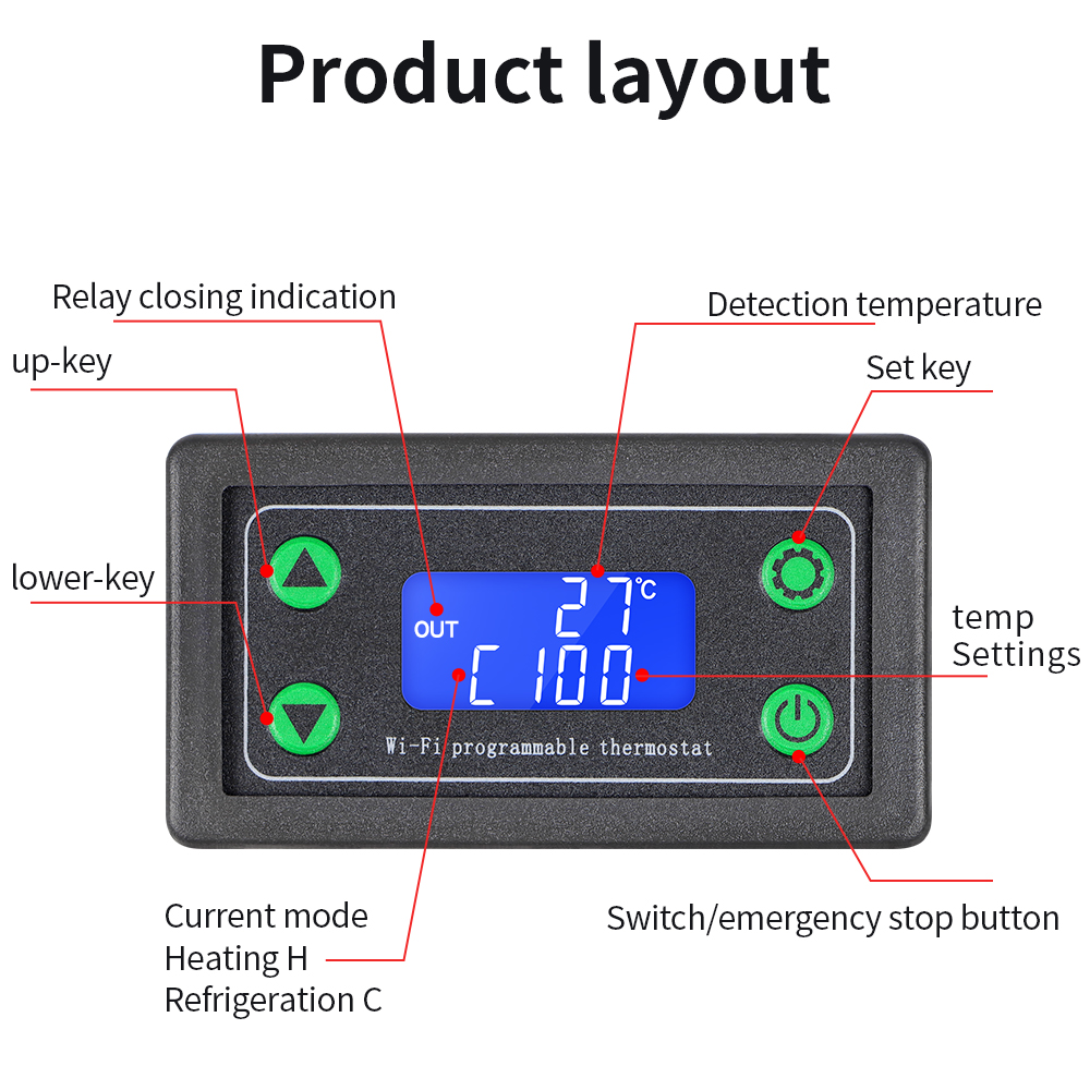 Цифровой контроллер температур – обзор и цена Wifi Thermostat