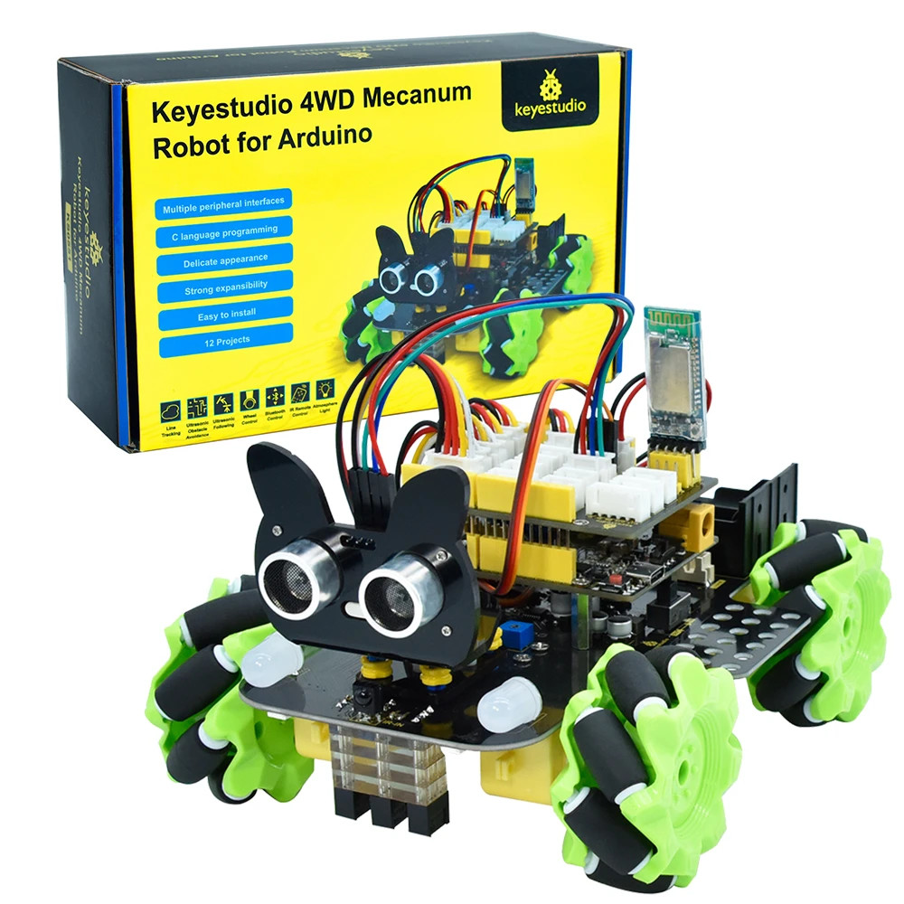 Робот-автомобиль Keyestudio Me – обзор и цена Esp32 Smart Home Kit