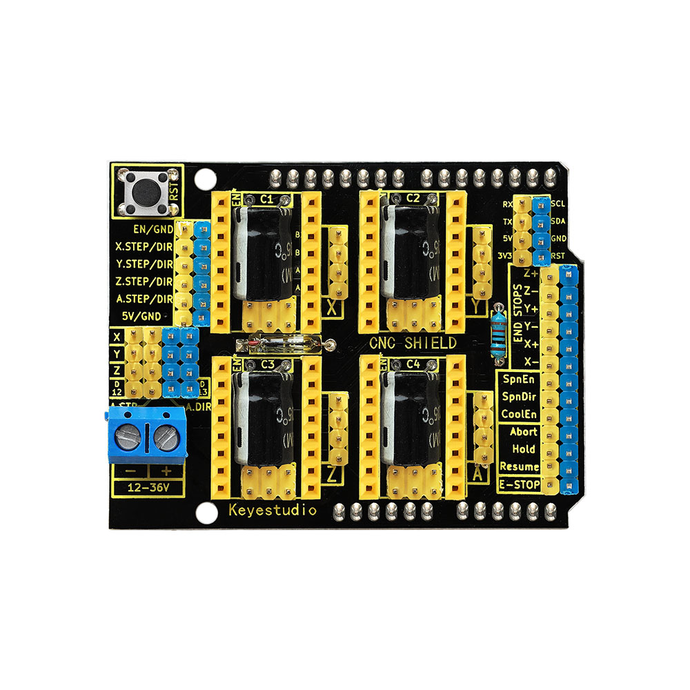 Защитная плата Keyestudio CNC  – обзор и цена Esp32 Smart Home Kit