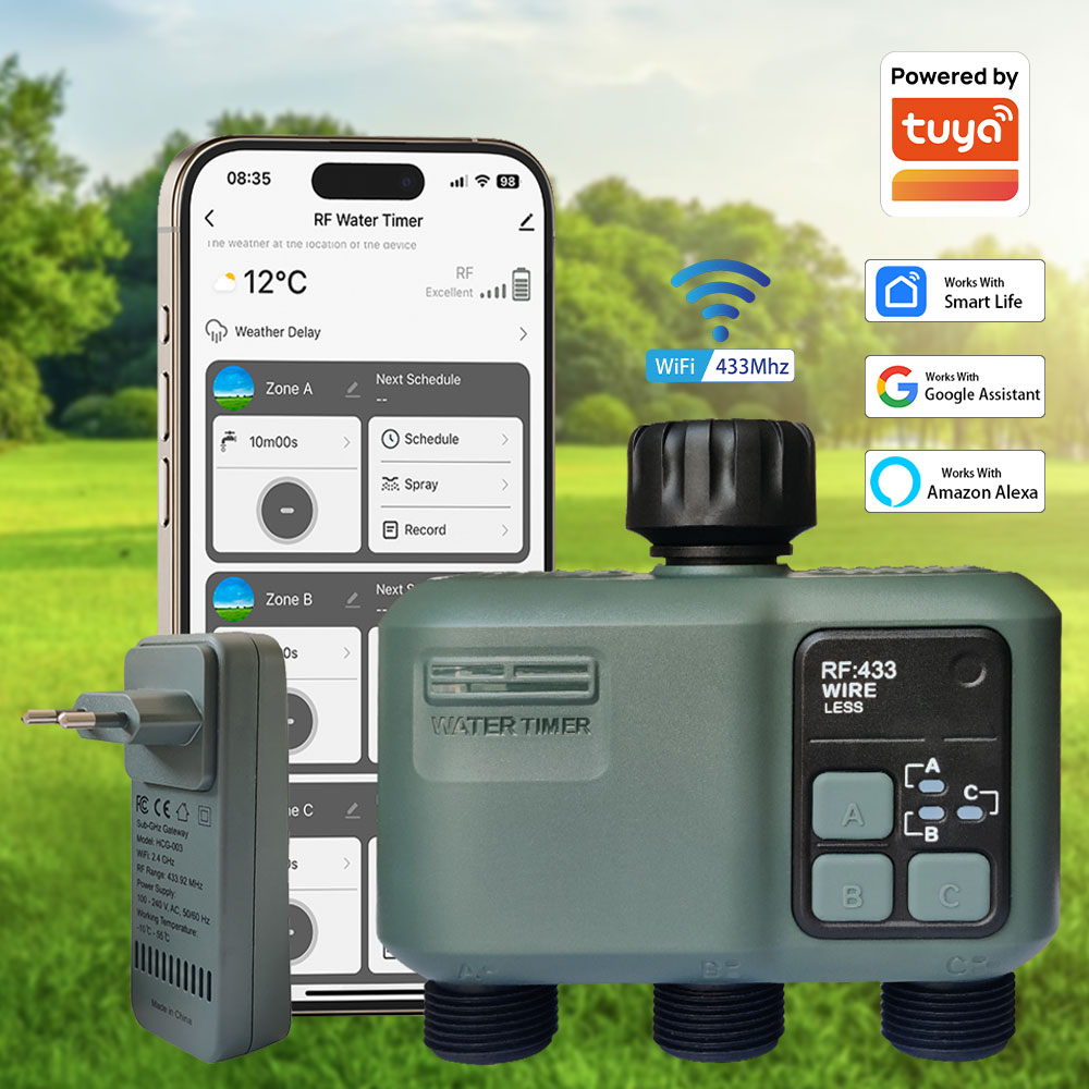 Таймер полива Tuya Wifi+RF433  – обзор и цена Wifi Smart Plug